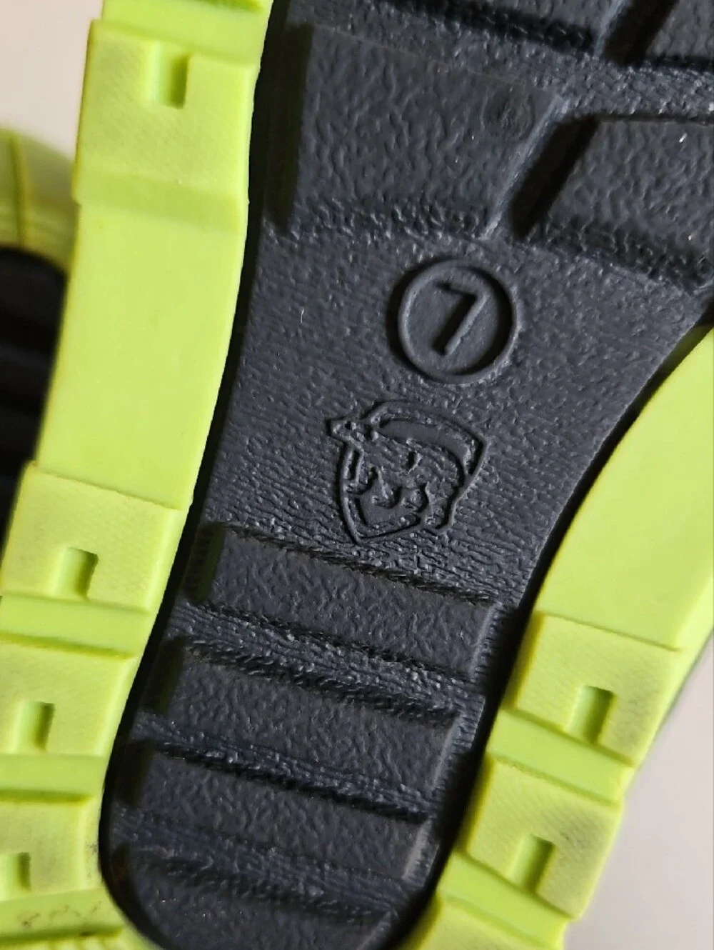Kids Navy and Lime Waterproof Snow Boots
